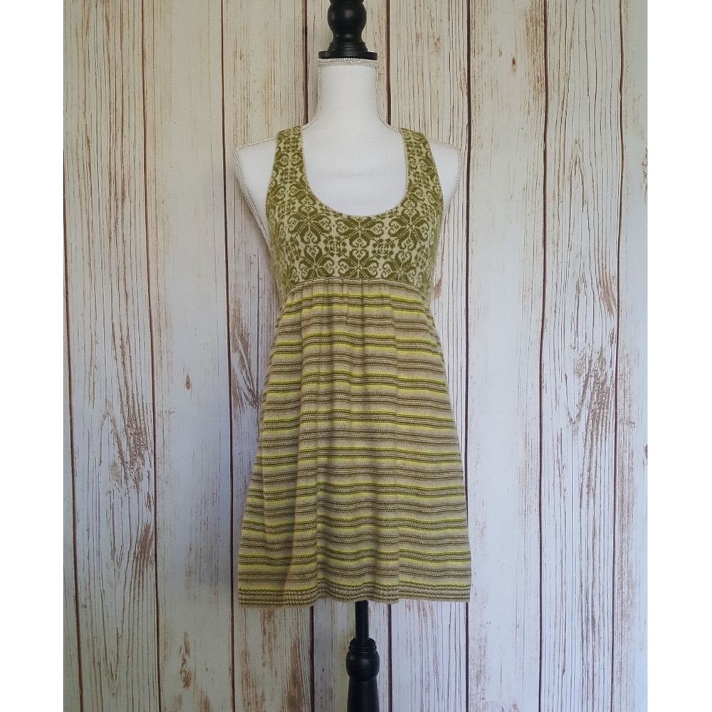 Vintage Free People Knit Mini Tank Dress | Small